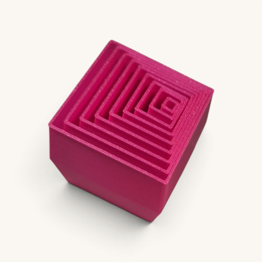 Cubo Expansível rosa fechado