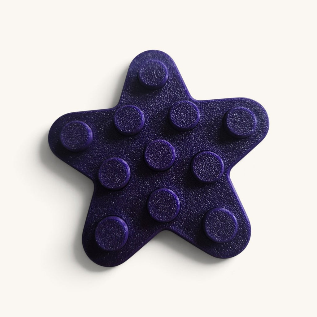 Detalhe dos botões da estrela de apertar