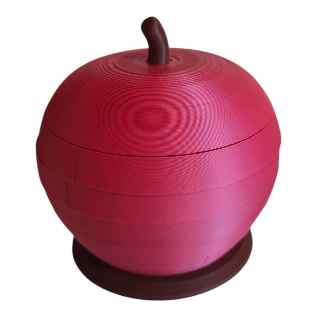Quebra-Cabeça Maçã Sense montado — maçã vermelha fechada com cabinho
