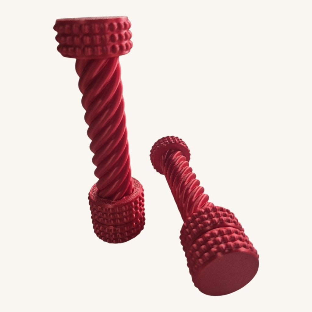 Dupla Twist Sense — anéis texturizados