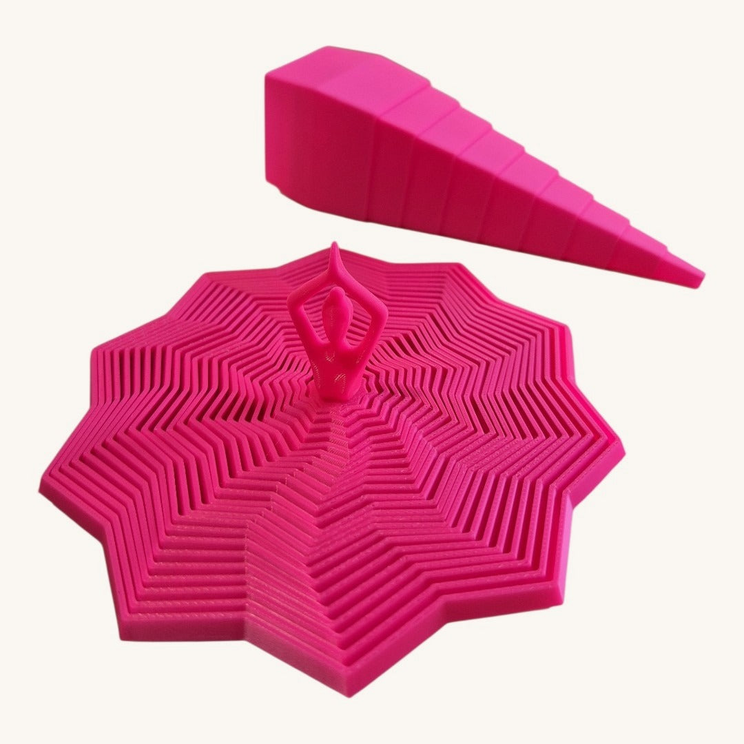 Kit Sense Bailarina Fidget e Cubo Expansível — as duas peças juntas