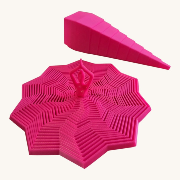 Kit Sense Bailarina Fidget e Cubo Expansível — as duas peças juntas