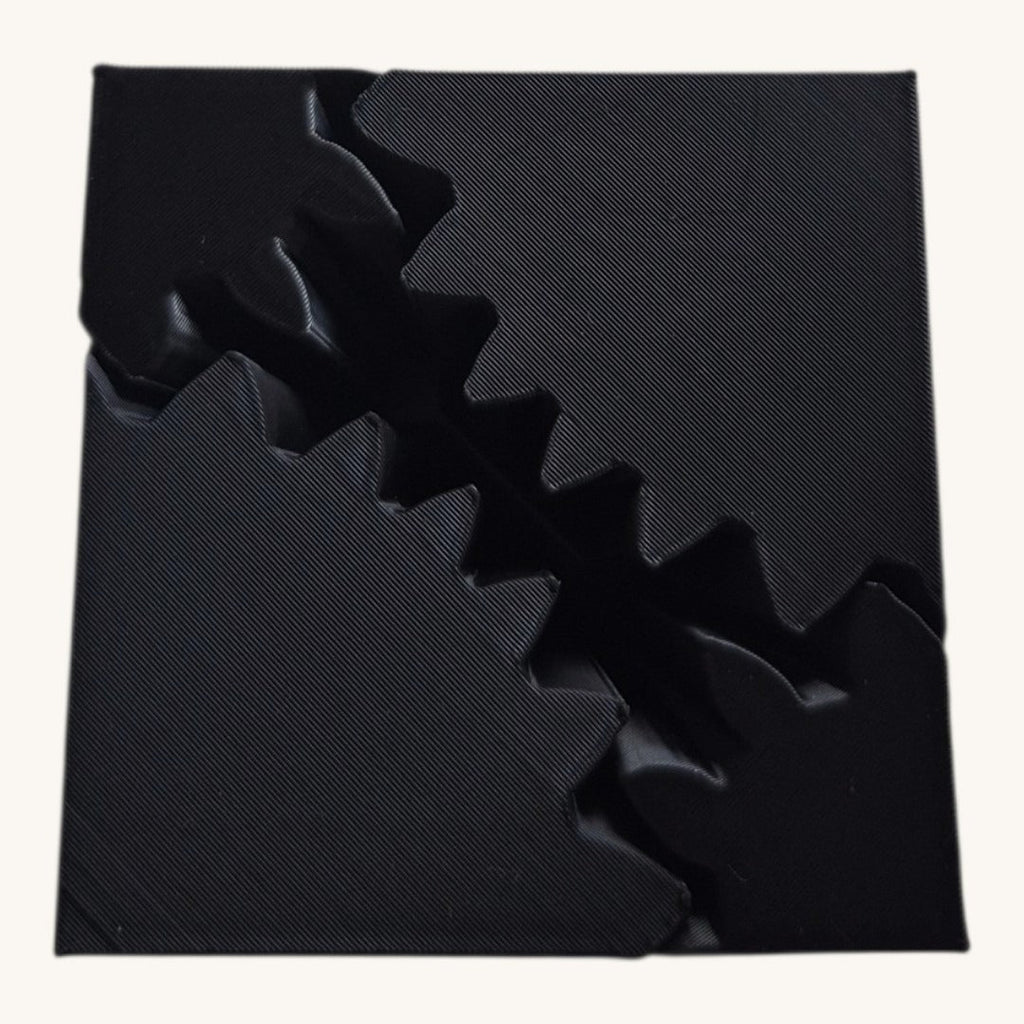 Macro das engrenagens do Gear Cube